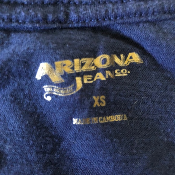 Arizona Jean Company Navy Blue V-neck (xs) - Picture 3 of 3